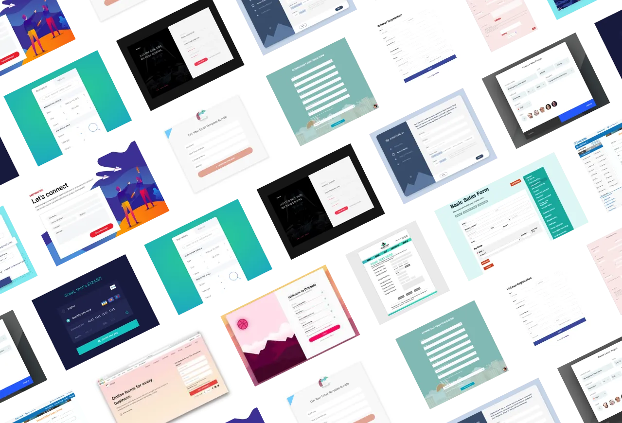 Formtopia forms with different themes